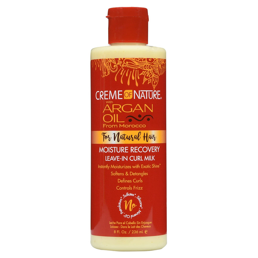 Creme Of Nature Argan Oil Leave-In Curl Milk, 8 Oz